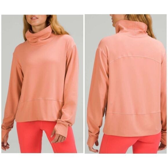 LULULEMON Ready To Rulu Pullover Pink Savannah (Orange) Women’s Size 6 - Picture 1 of 8